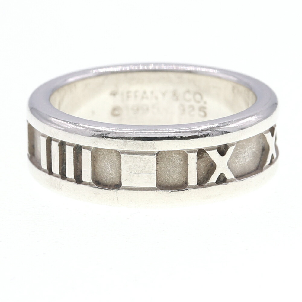 Tiffany Atlas ring silver Roman numerals CO
